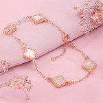 Золотой браслет с перламутром ⌀ 6 мм в Германии