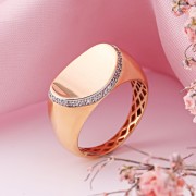 SOKOLOV Russisches Gold 585 Ring mit Zirkonia