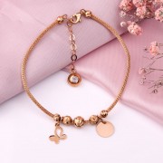 Zolotoy Berlin - Rotgoldarmband "Schmetterling"