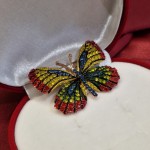 Bijouterie Brosche "Schmetterling". Zirkonia