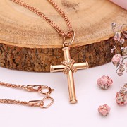 Kreuzanhänger mit Goldkette 585