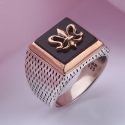  Herrenring russisches Sterling Silber