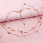 Купить браслет из красного золота 585