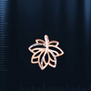  Подвеска "Кленовый лист". Русское золото