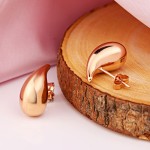 Золотые серьги 585 без вставок