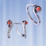 Серьги & кольцо "Бонито"