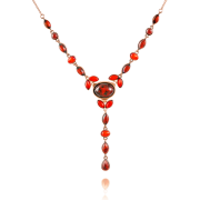 Vergoldete Silberhalskette "Herzogin" Bernstein