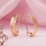 Серьги красное золото 585
