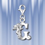 Anhaenger - Buchstabe "G". Silber