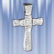 Kreuz Silber mit Zirkonia