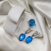 Silberset "Himmel". Quarz Swiss