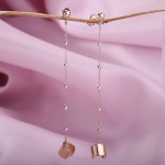 Серьги Каффы. Красное & Белое золото