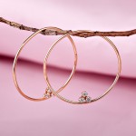  Ohrringe Kreolen. Rotgold