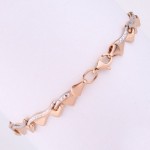 Armband aus Rot/Weissgold 585°