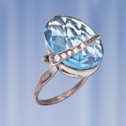 Silberring mit Topas