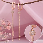 Goldohrhänger aus 585er Rotgold in Deutschland