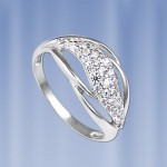  Ring aus Silber 925 mit Fianiten