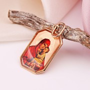 Goldikone Ikonenanhänger Rotgold 585