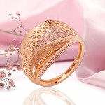 Кольцо из красного золота 585