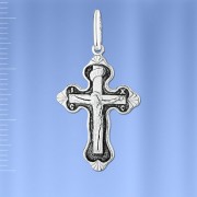 Kreuzanhaenger russisches Sterling Silber