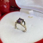 Silberring mit Amethyst