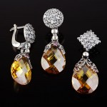  Silberset mit Citrin