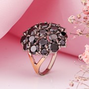 Silberring mit Gold in Deutschland kaufen Zirkonia