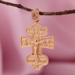 Goldkreuz mit Kruzifix