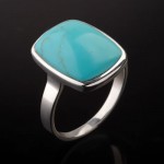 Ring mit Tuerkis Silber 