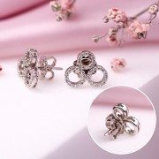 Gianni Lazzaro Weissgoldohrstecker mit Diamanten