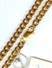 Halskette Silber Panzir Vergoldet