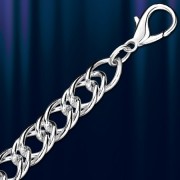 Silberarmband "Doppelraute"