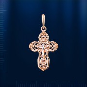 Kreuzanhänger mit Kruzifix Russisches Gold 585 in Deutschland