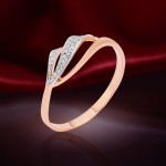 Goldring mit Brillant