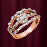 Gianni Lazzaro Jewellery Rotgoldring mit Diamanten