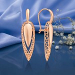 Ohrringe aus Rotgold 585 Damen