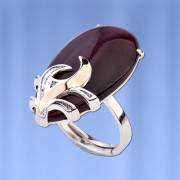 Silberring mit Uleksyt  