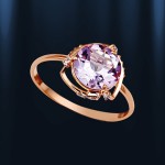  Russisches Goldschmuck Amethyst 
