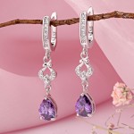 Серебряные серьги с фианитами купить