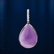 Russisches Goldschmuck Amethyst