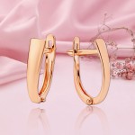 Купить золотые серьги без камней 585