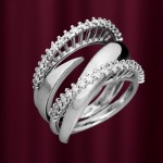 Джанни Лаззаро золотое кольцо с бриллиантами