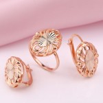 Goldenes Set "Facetten"