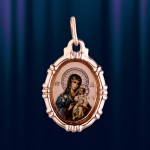 Ikone, russische Goldschmuck 