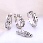 Silberset mit Fianiten