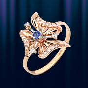 Goldring 585 mit Zirkonen