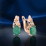 Silberohrringe mit Achat