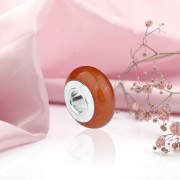 Silberanhaenger - Laeufer mit rotem Aventurin