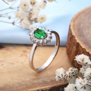 Silberring mit Zirkonia