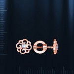 Золотые серьги пусеты